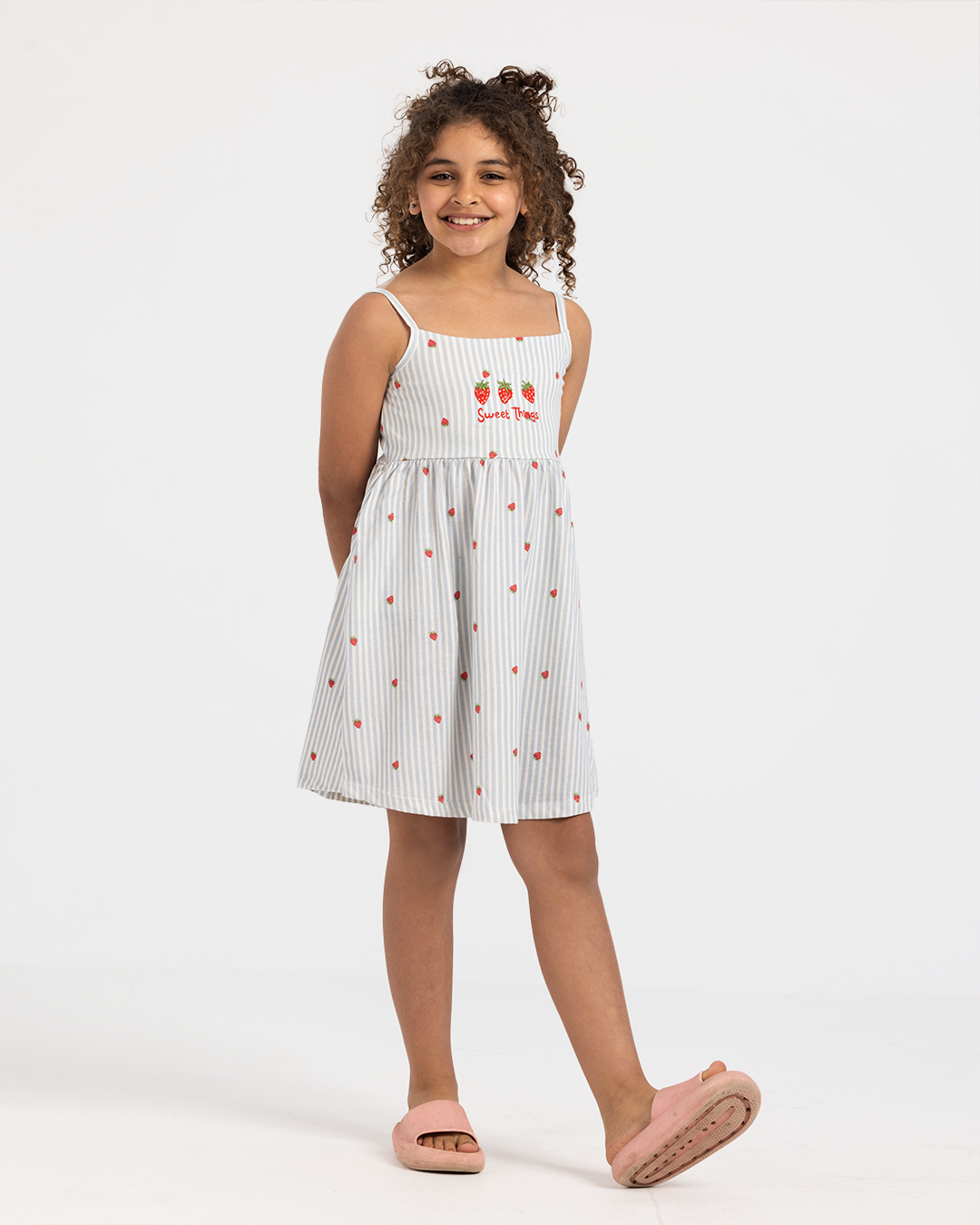 Sweet things Dress in strawberry stripe