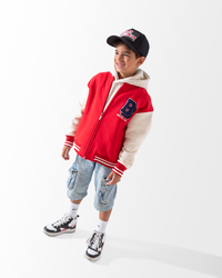 BOSTON جاكيت بيسبول  146 كريمي