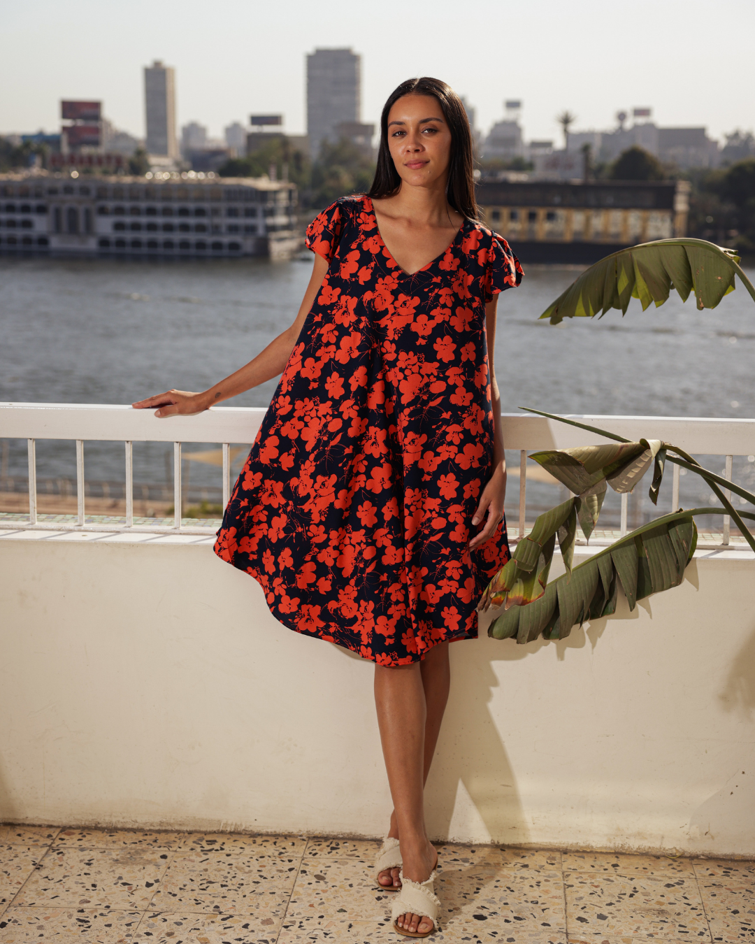 قميص فسكوز قصير 56