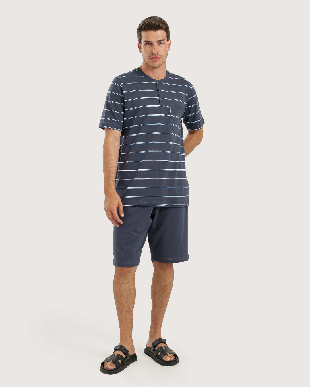 Men's Pajamas Half Sleeves with Pants