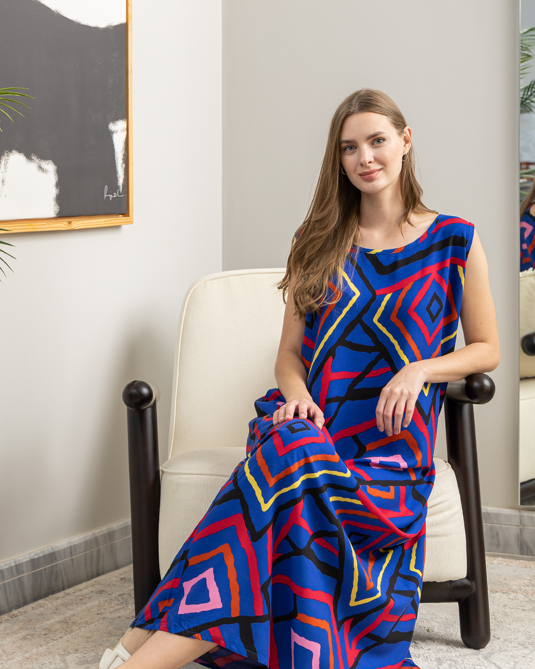 قميص فسكوز كت طويل 26