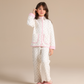 Quilted Floral Dream Girls Pajama Set