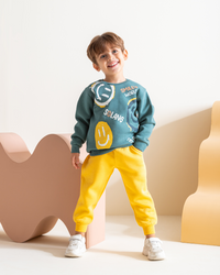 smiley world solang My children's pajamas