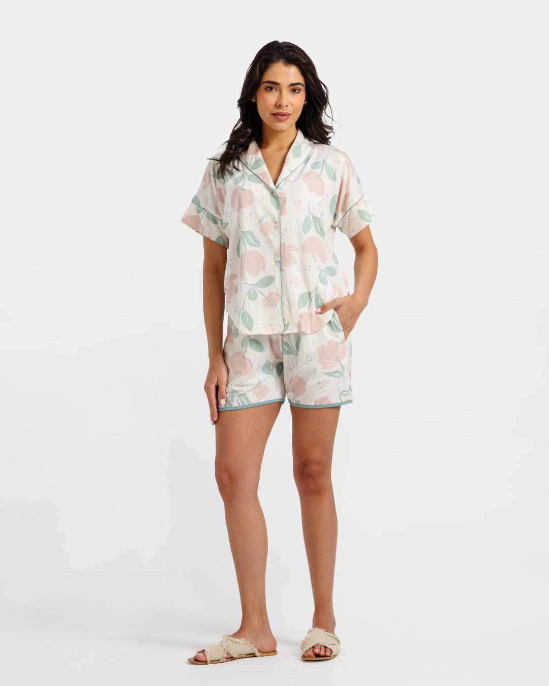 Large Floral Short Pajamas