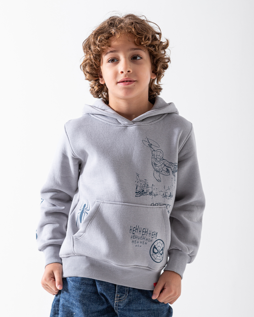 MARVY SPIDER HEH SILVER SWEATSHIRT
