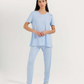Women's Half Sleeve Pajama with Embroidered Pants