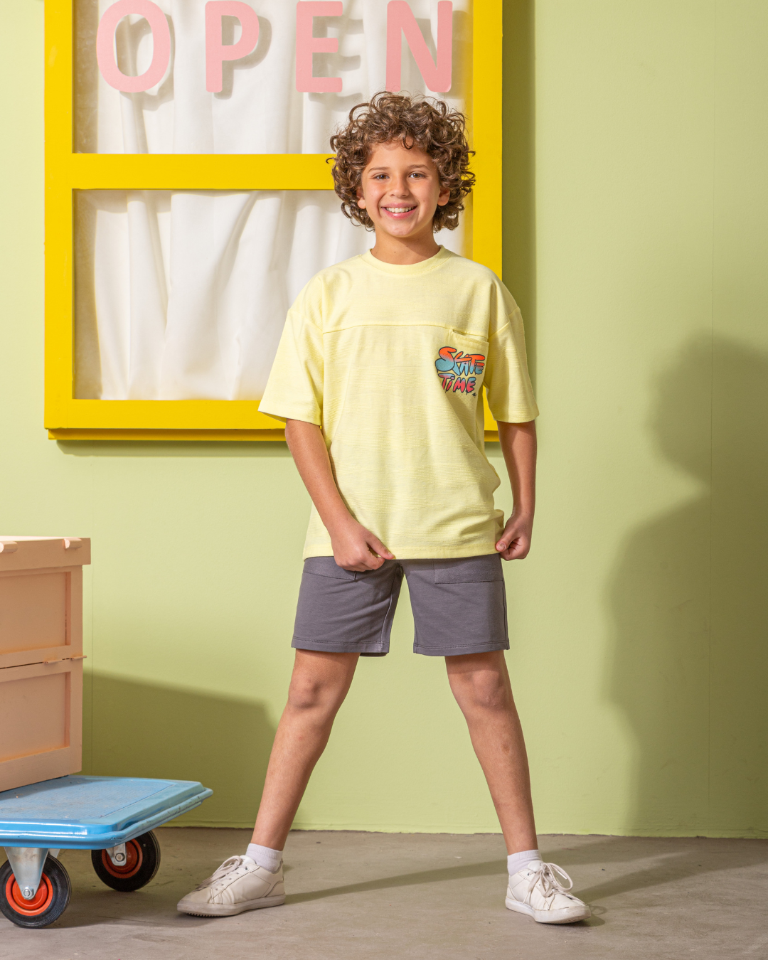 Skate Time بيجامة اولادي وسط