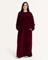 جلابية بزراير و تطريز أندلسي