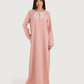 جلابية حريمى طويلة دانتيل