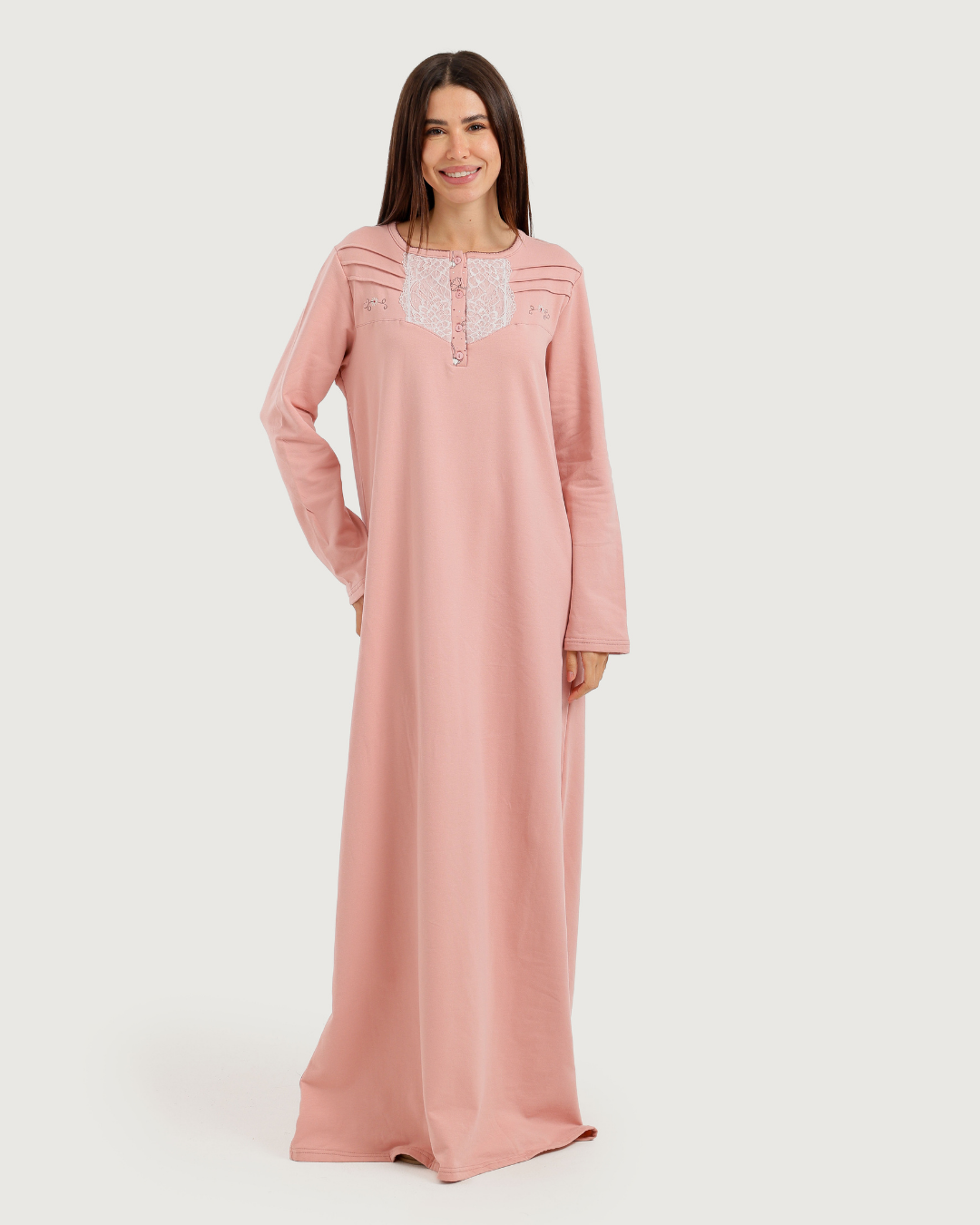 جلابية حريمى طويلة دانتيل