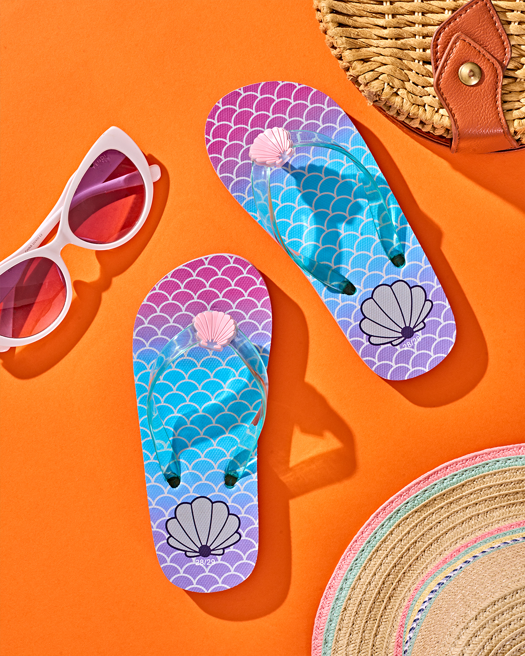 Ariel Summer Baby Slippers