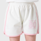 شورت بناتي رياضي بألوان فاتحة