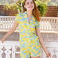 Women's pajamas, classic floral shorts