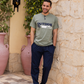 Men's half-sleeve pajamas and polo pants