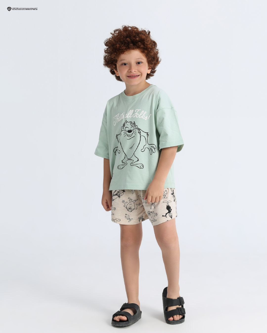 Looney Tunes That's All Folks Boys Pajama