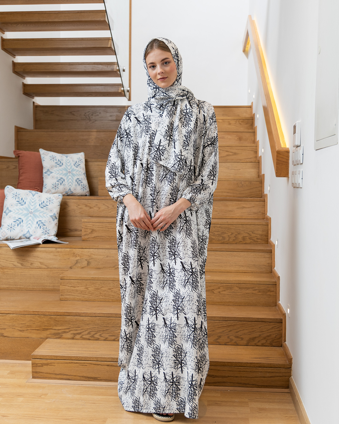 Women's wooded viscose basdal