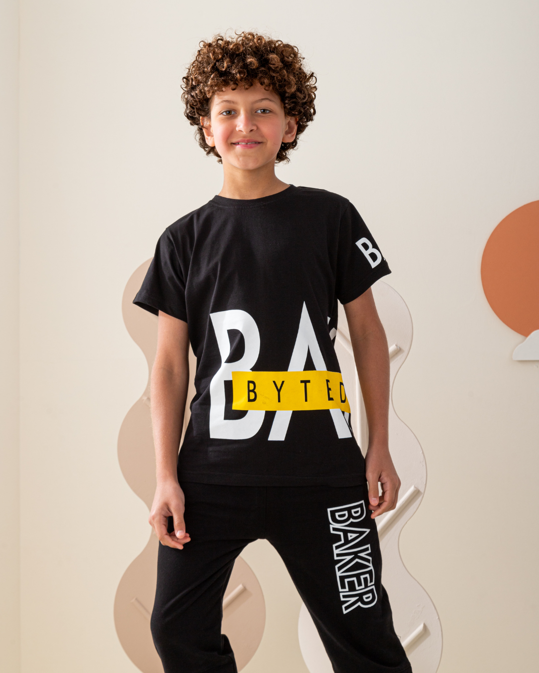 Baker بيجاما اولادي تيشرت و بنطلون