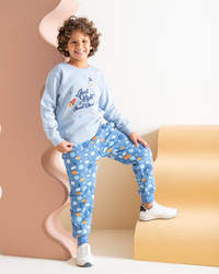 Sweet Dreams Children's pajamas for boys, plain, with printed Milton