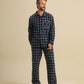 Chic Man in Charcoal Classic Pajama