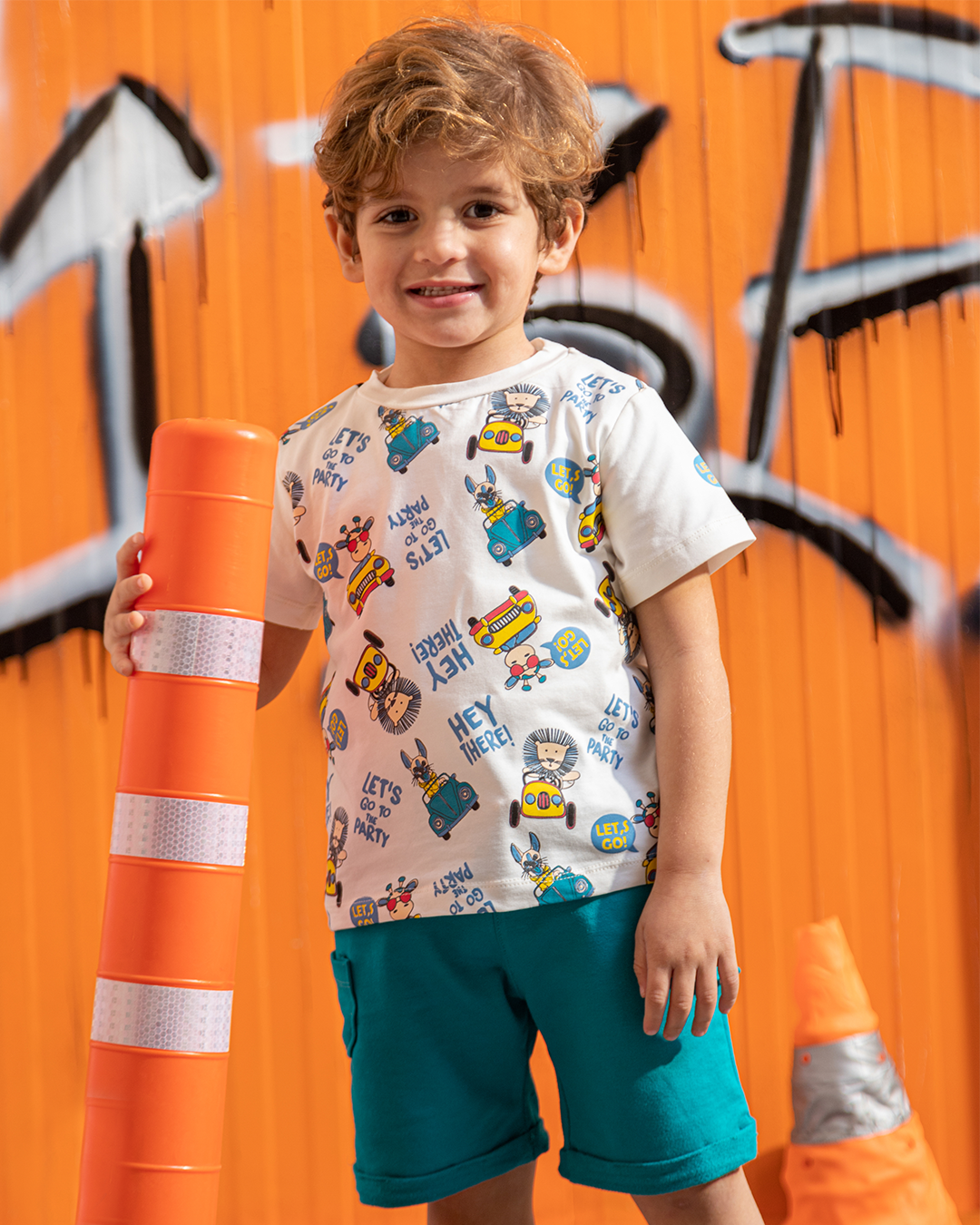 Let's Go 2 the party بيجامه اولاد بيبي