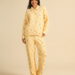 Women's quilted floral pajama set