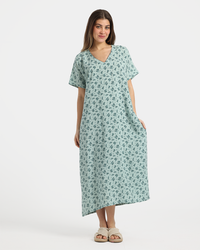 قميص فسكوز قصير مشجر 172