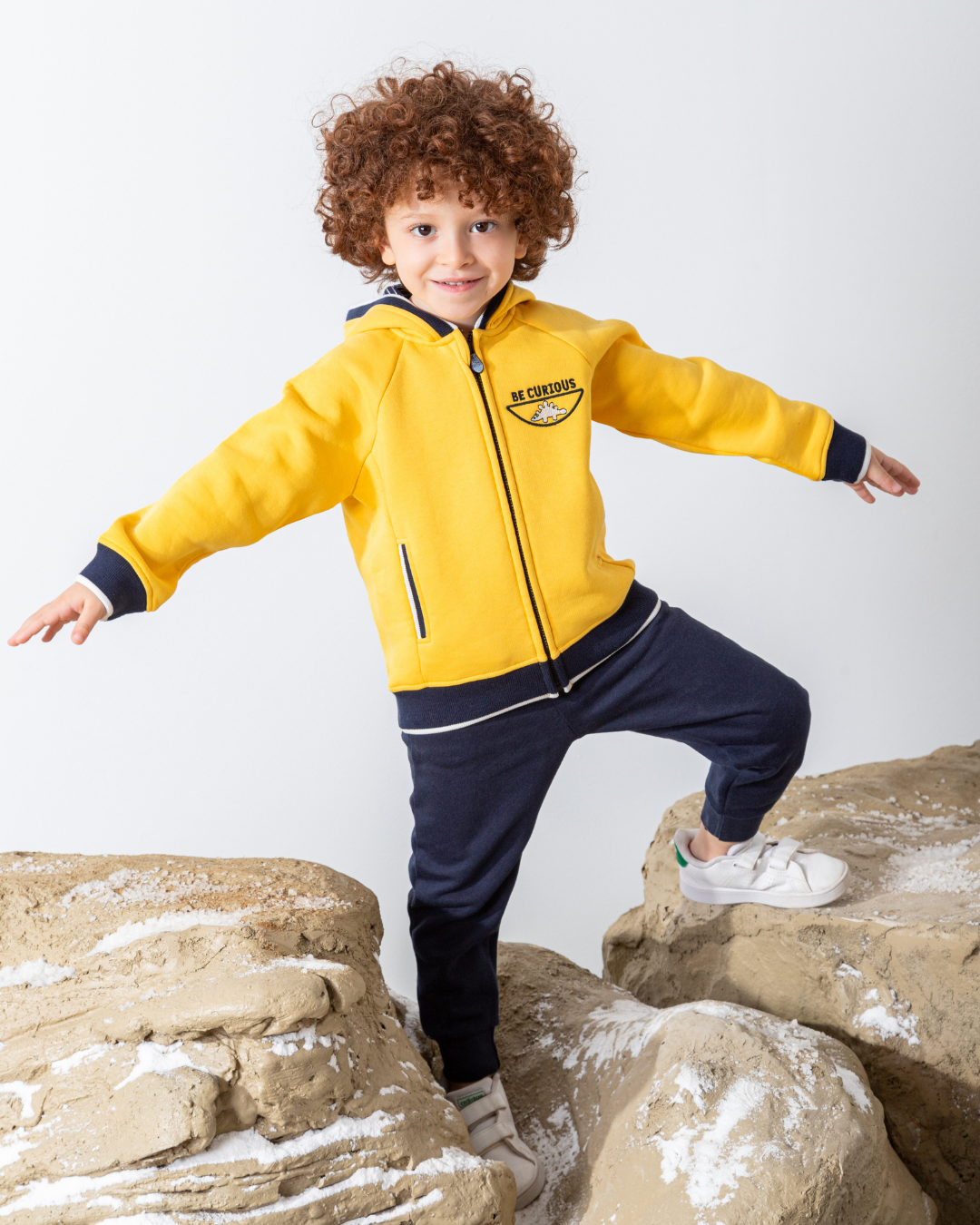 Be Curious بيجامه اولادي جاكت
