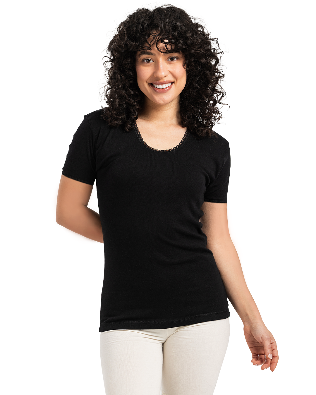 Women's Lace Half-Sleeve Bodysuit