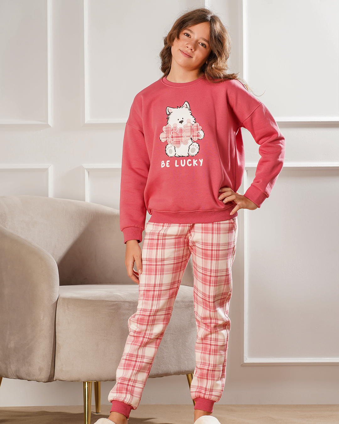 Soyez des Filles de Pyjama Chanceuses