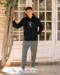 SKI CLUB GALVANI FASHION Men's hooded pajamas with pockets and chest print