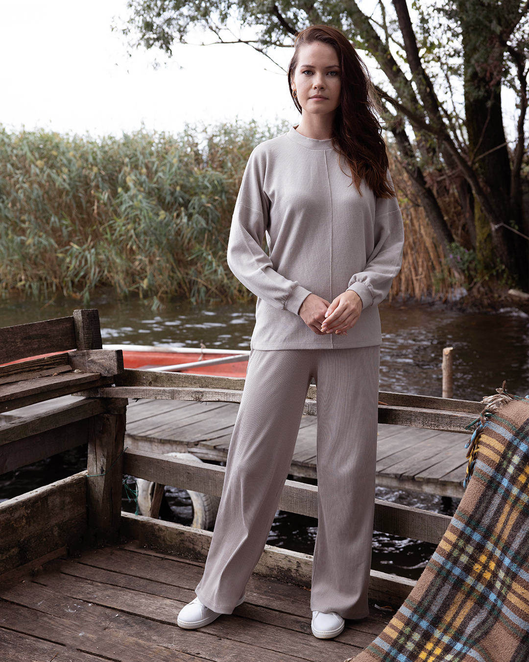 Girls Love بيجاما حريمي دربي مضلع