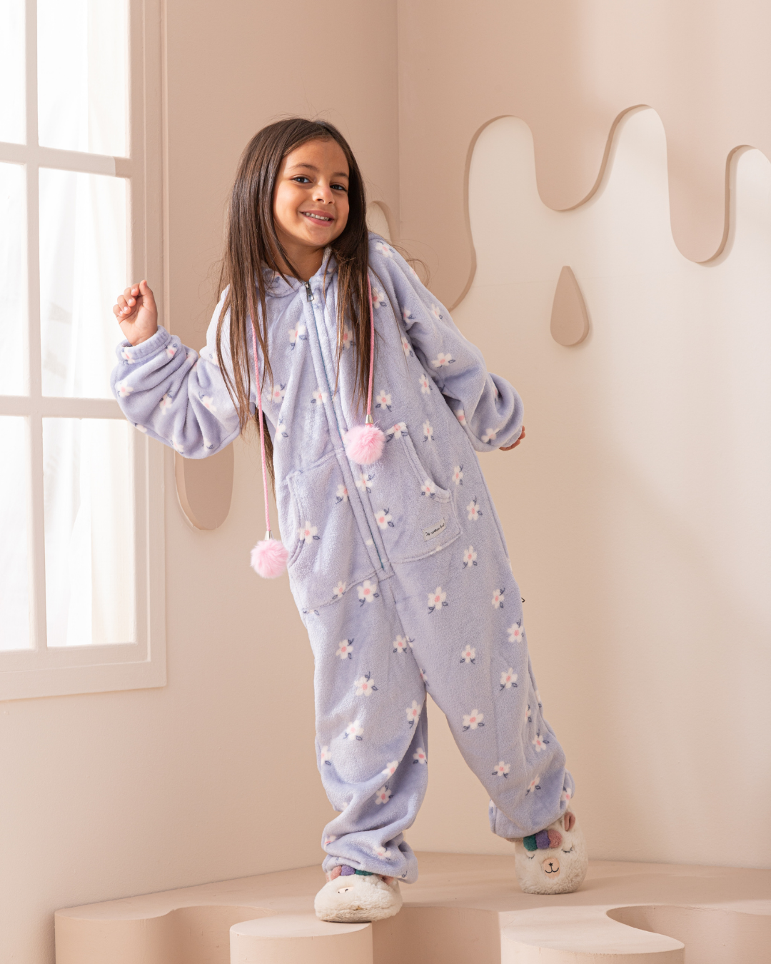 Flowers Girls' jumpsuit