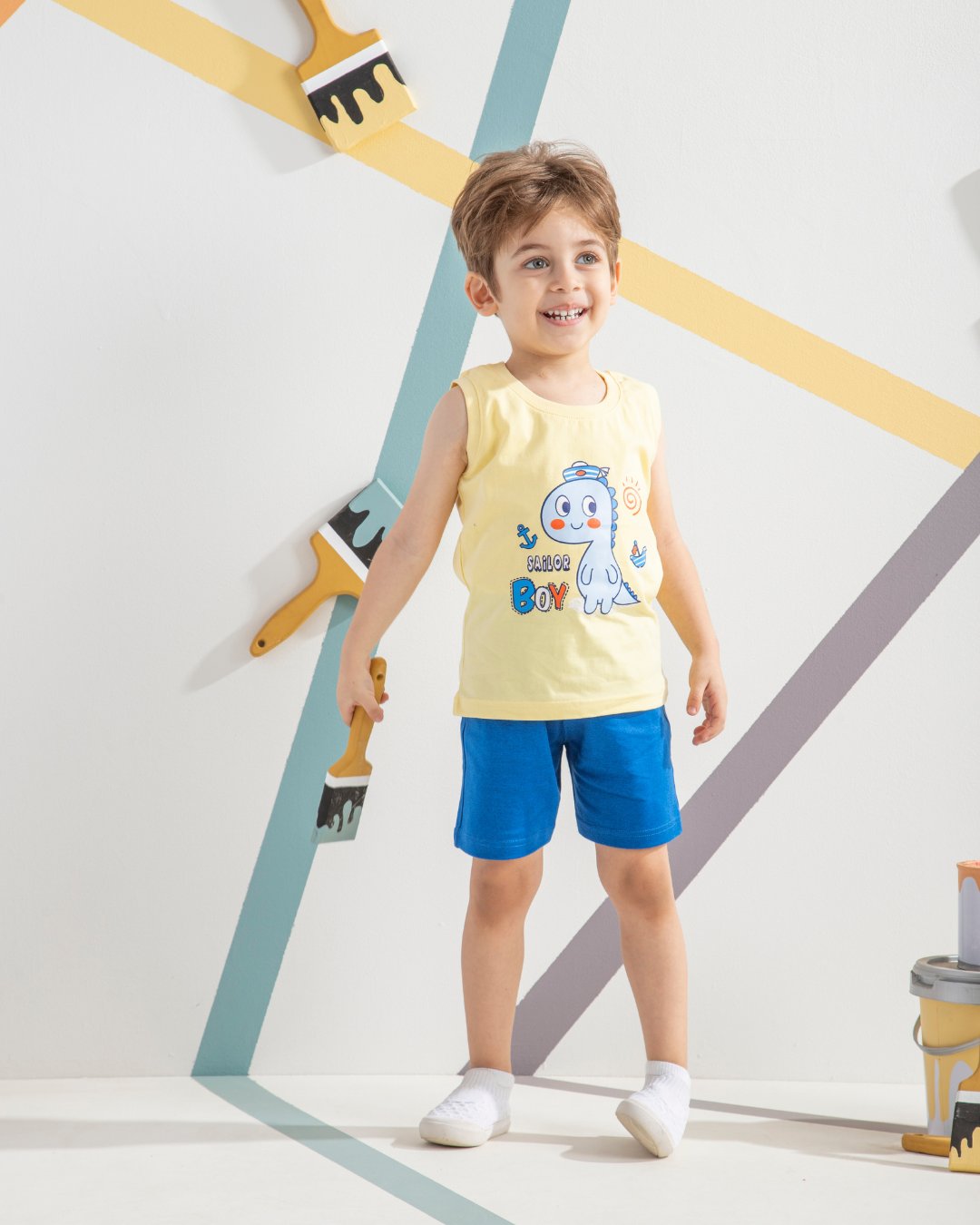 BOY بيجامه اولادي ديناصور