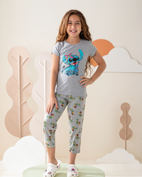 بيجاما بناتي نص كم و بنتكور استيتش