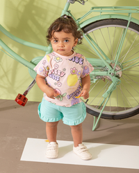 Berry Vibes NB  بيجامه بناتي بيبي