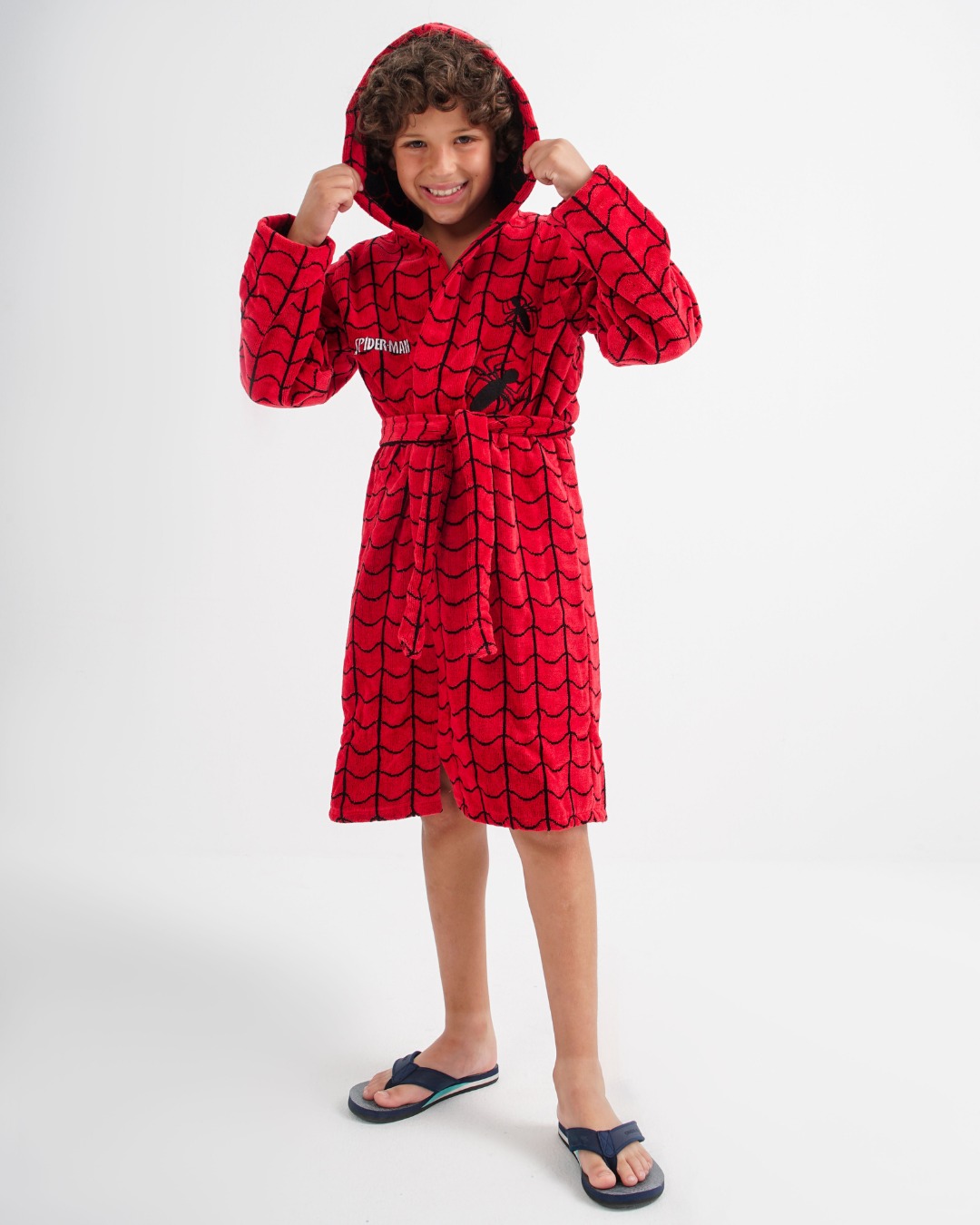 My children's bathrobe, Spider-Man