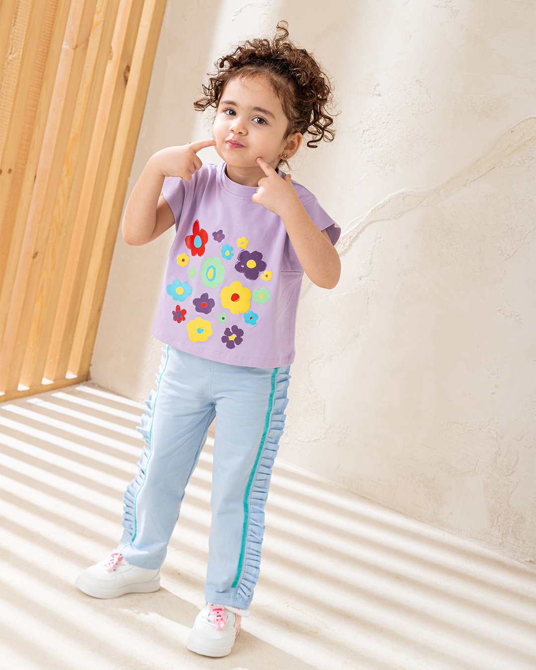 Many flowers NB بيجاما بناتي