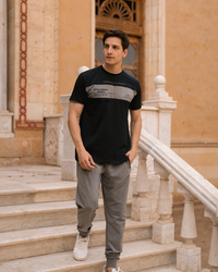 GLV EFM ALTM 234 Men's pajamas with a shirt print on the chest