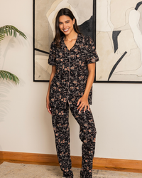 Women's pajamas, classic printed pants