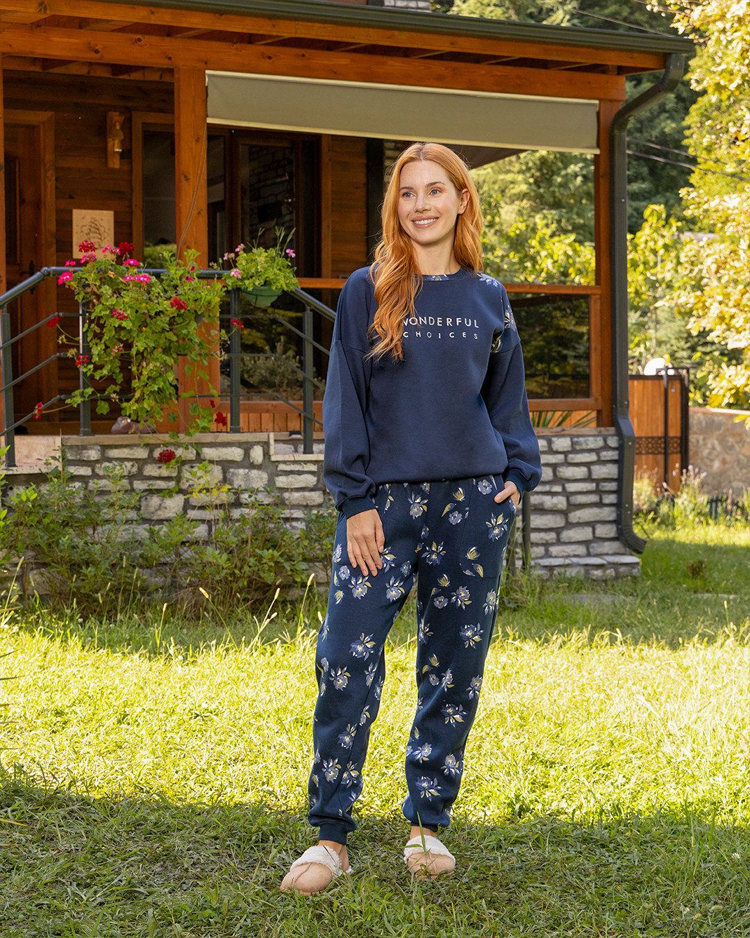 بيجاما بنطلون ورود