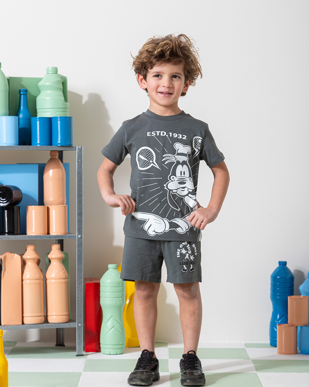 MARVY Goofy The One  Only بيجامة اولادي وسط حديدي