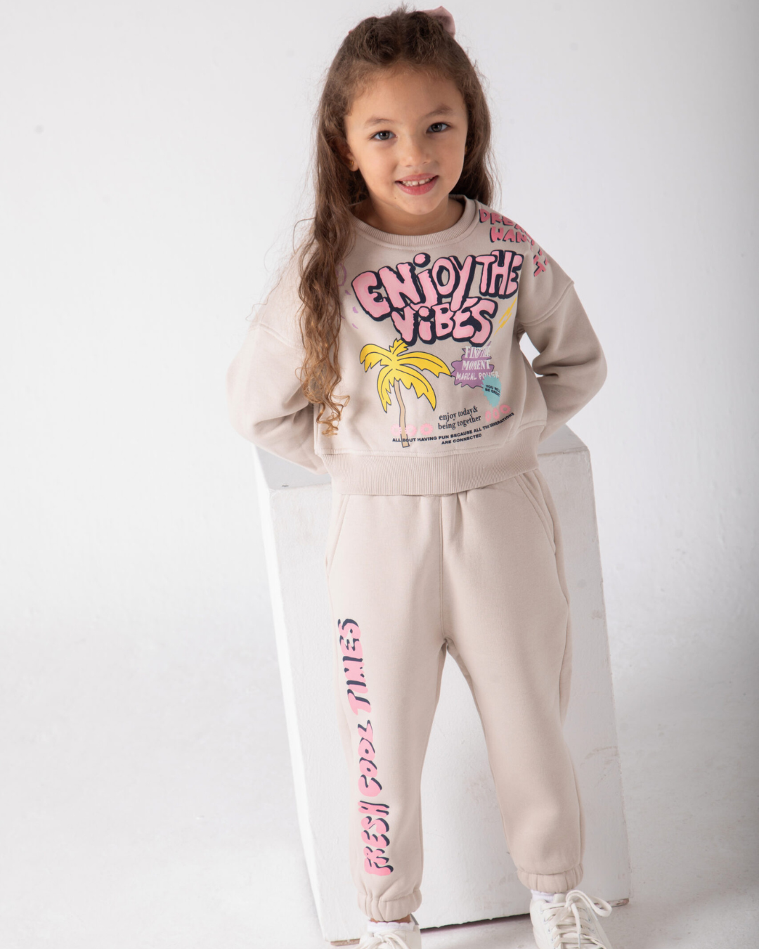 Enjoy the vibes girls pajamas