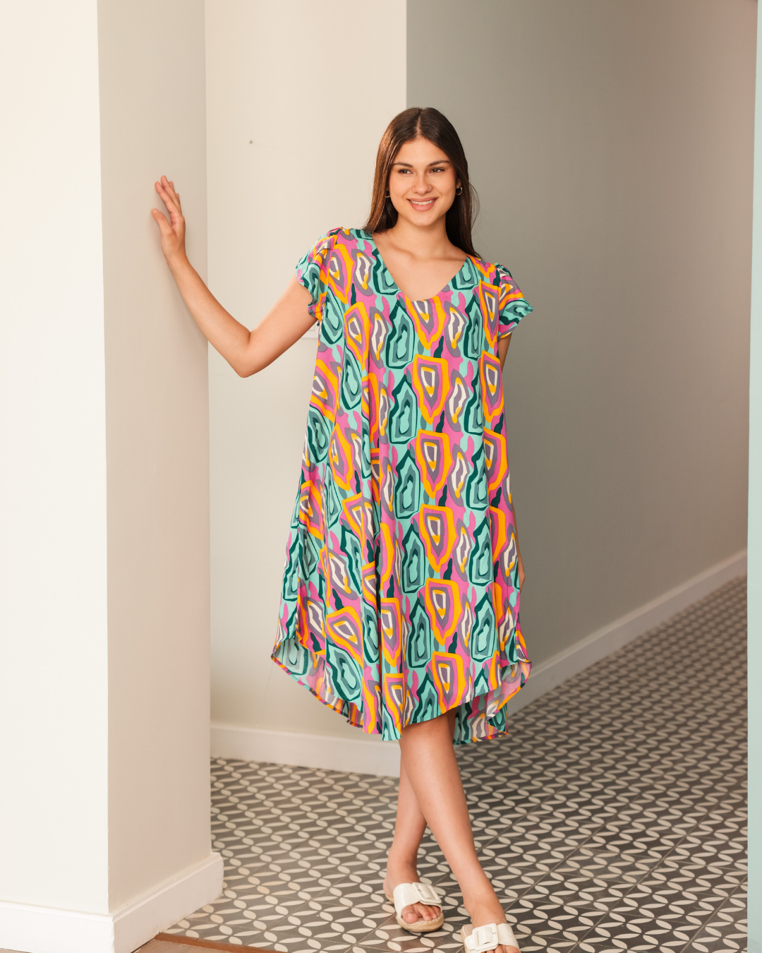 754 قميص فسكوز قصير