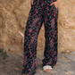 Colorful rose viscose pants