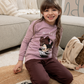 Minnie Mouse girls' off-the-shoulder pajamas