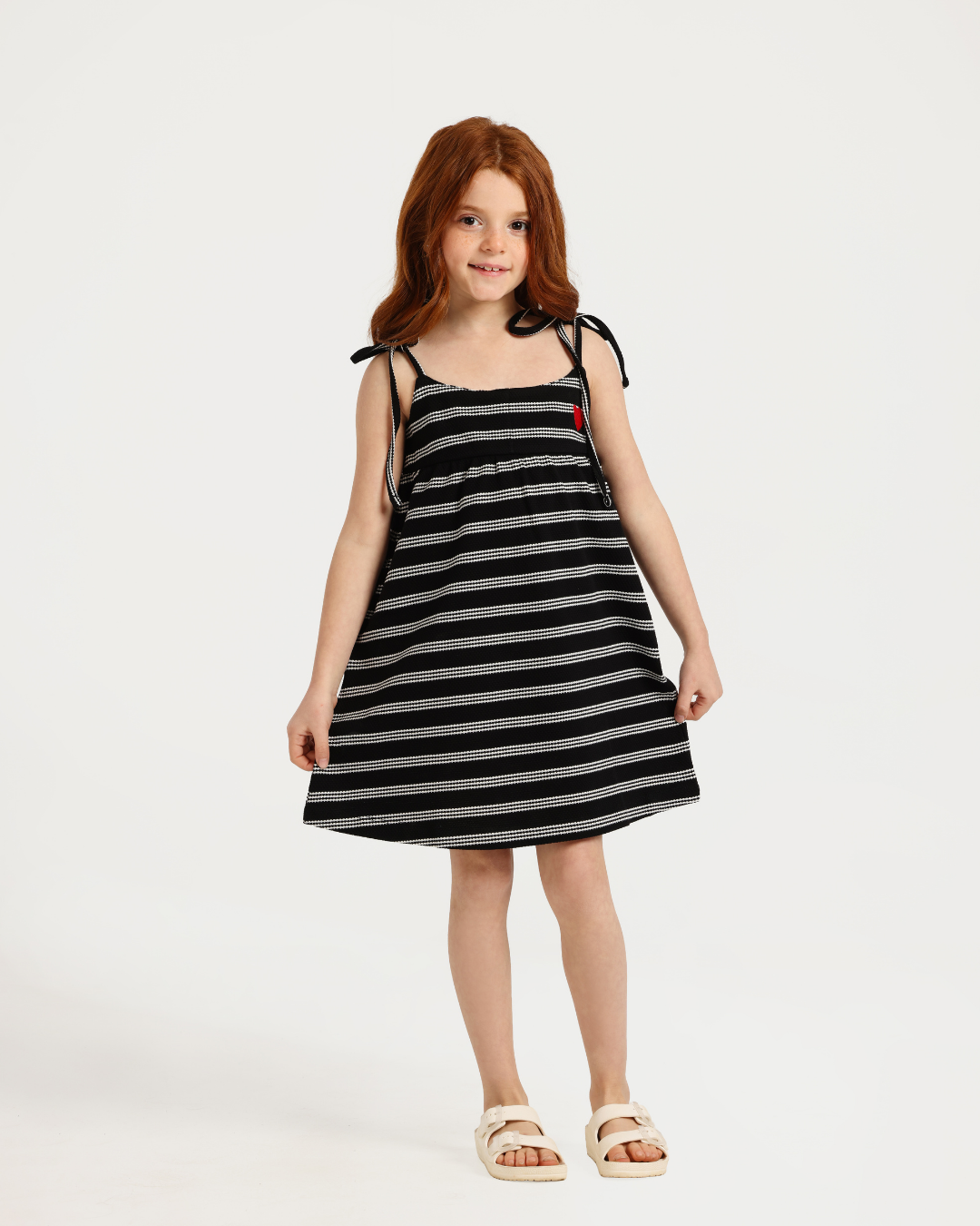 Black and white Chic Girls Dress