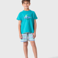 Boys' pajamas in rich and attractive colors.