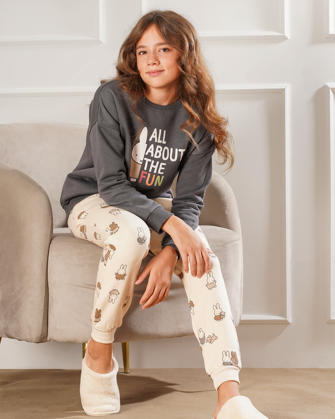 Fun بيجاما بناتي جرسونيه