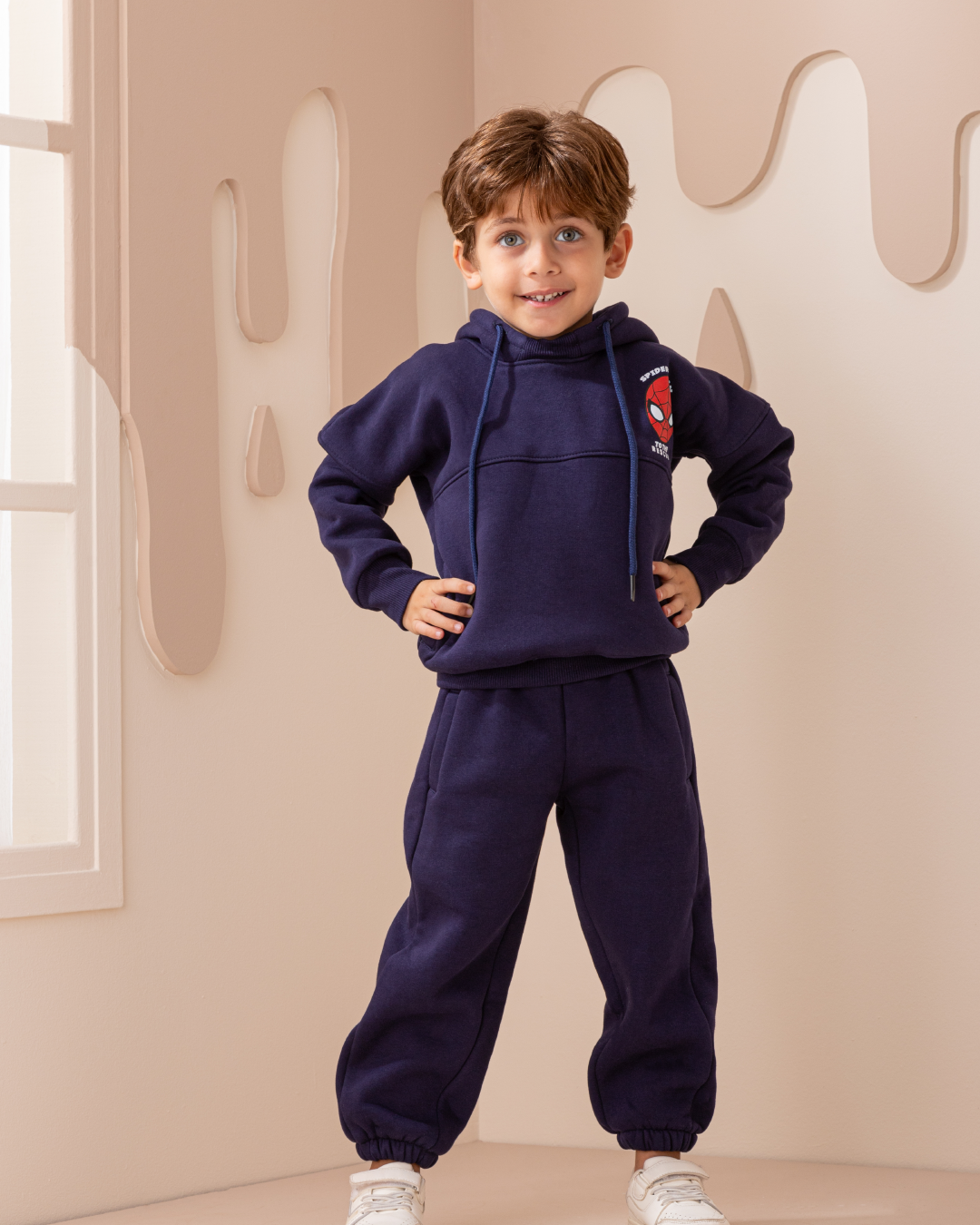 Spiderman to the rescue Boys' pajamas with cabochon