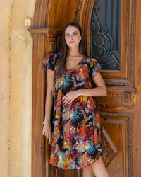 Short viscose shirt 87